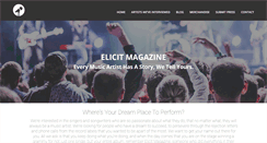 Desktop Screenshot of elicitmagazine.com